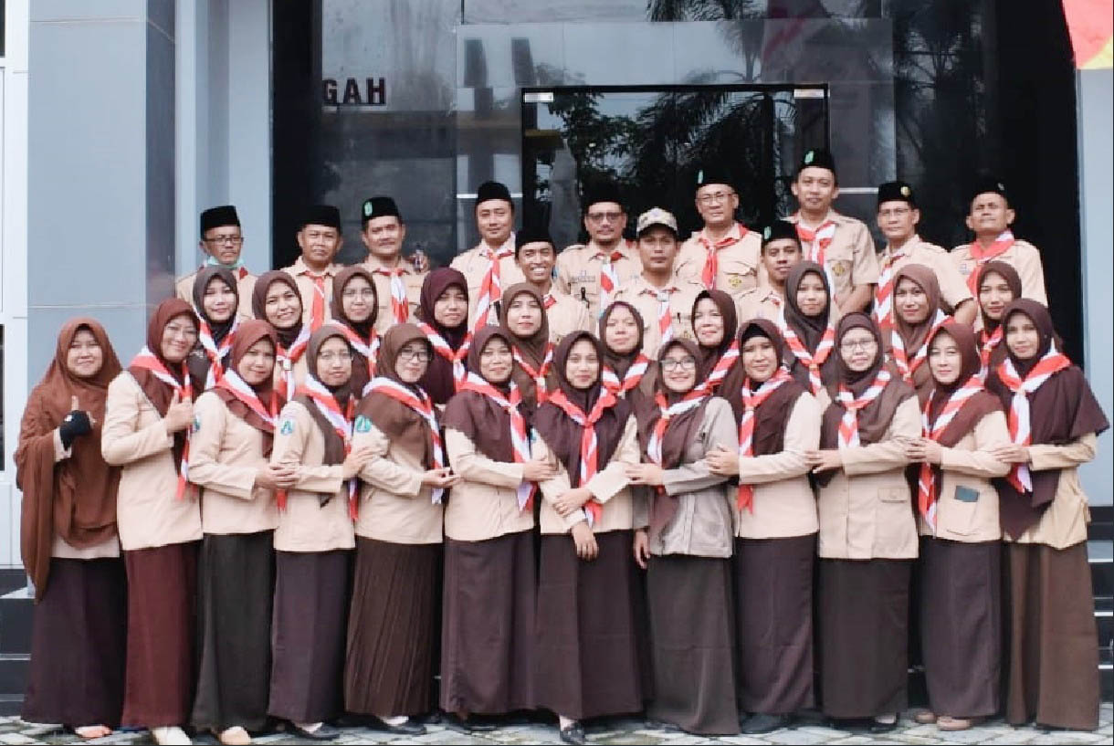 Pelantikan Kenaikan Tingkat Pramuka Penegak, Bantara dan Laksana Gudep 24.22-087/088 Pangkalan SMK N 1 Kalitengah