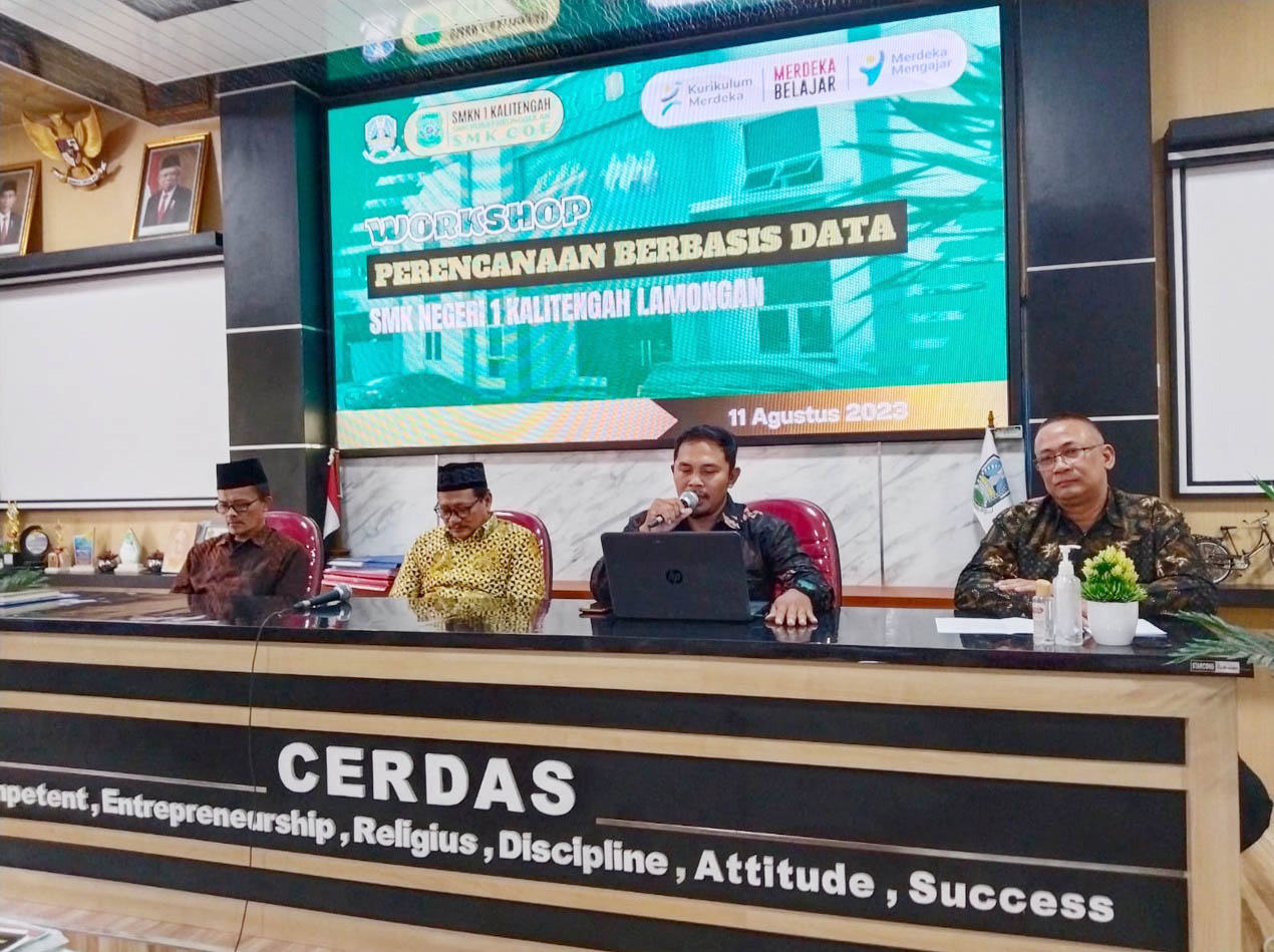 Workshop Perencanaan Berbasis Data SMK Negeri 1 Kalitengah