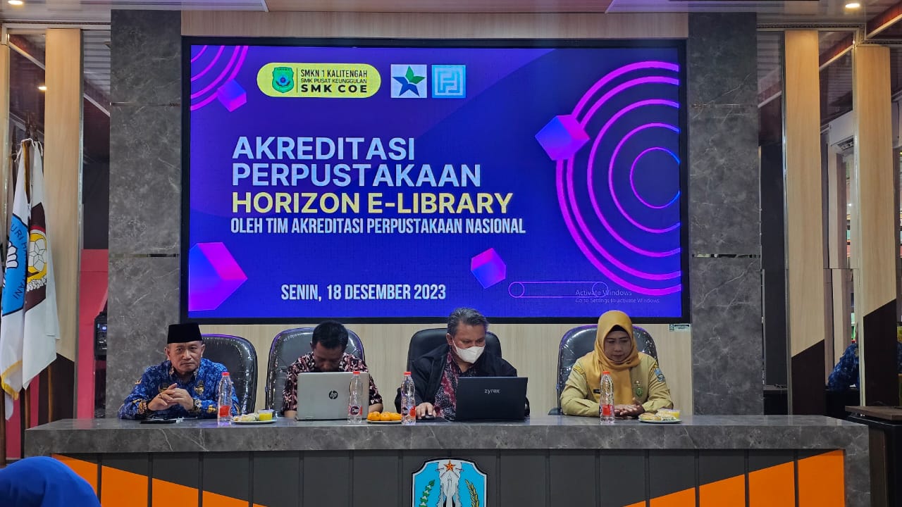 AKREDITASI PERPUSTAKAAN HORIZON E-LIBRARY OLEH TIM AKREDITASI PERPUSTAKAAN NASIONAL