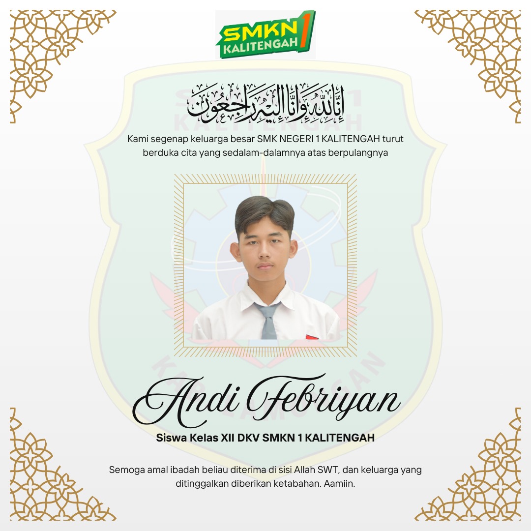 DO’A & TAHLIL UNTUK MENGENANG KEPERGIAN “ANANDA FEBRIYAN” XII DKV