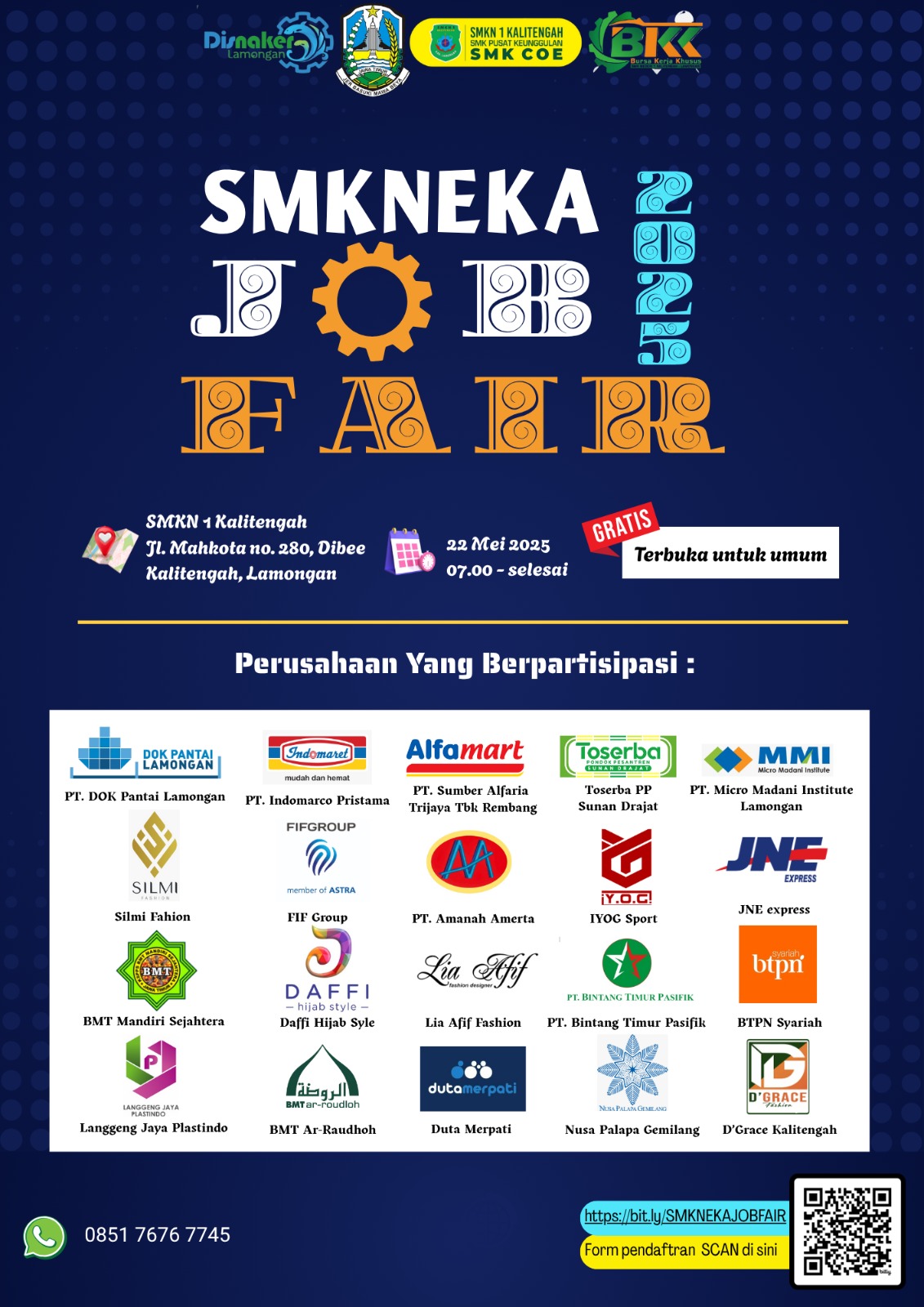 JOB FAIR SMK NEGERI 1 KALITENGAH (SMKNEKA 2025)