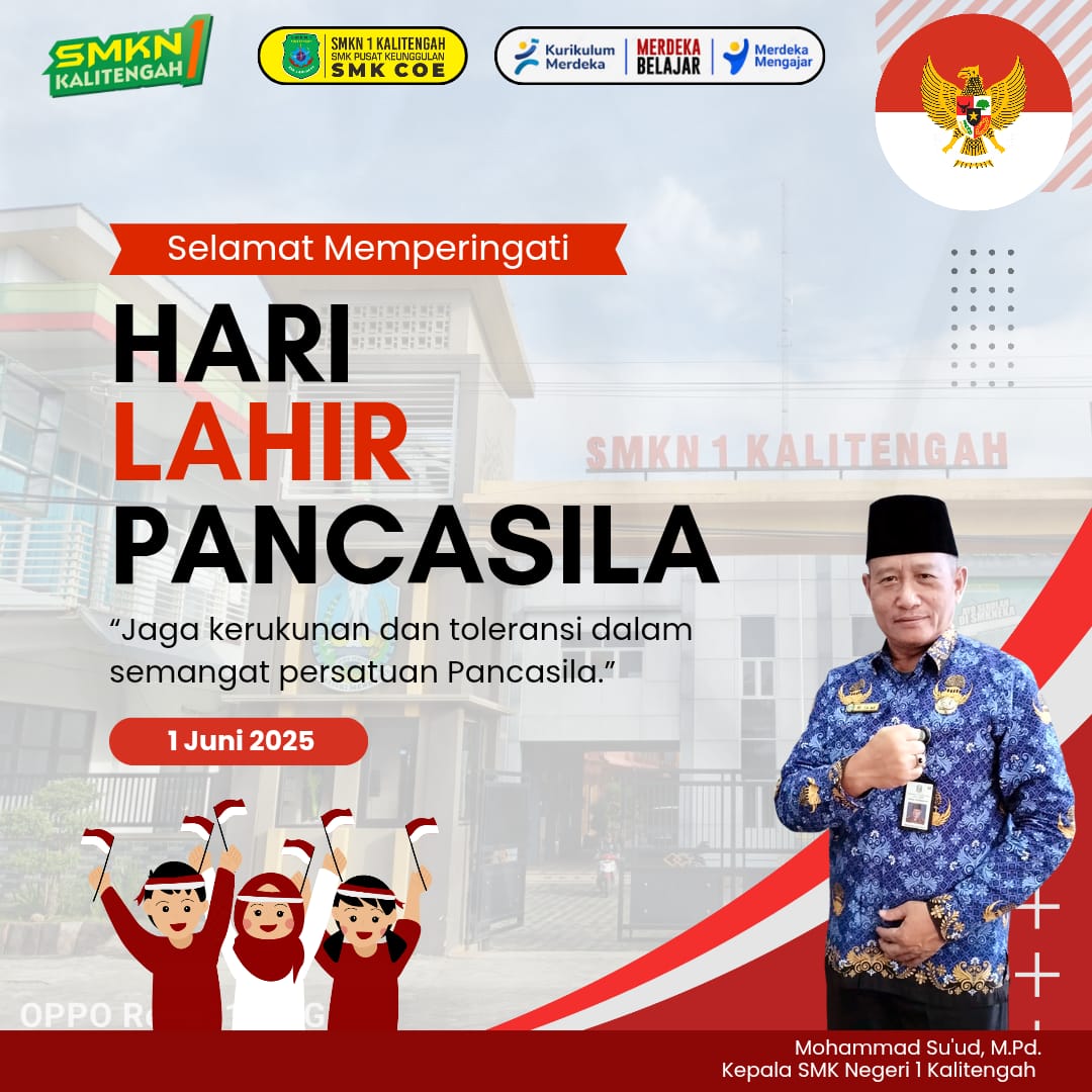 SELAMAT MEMPERINGATI HARI LAHIR PANCASILA