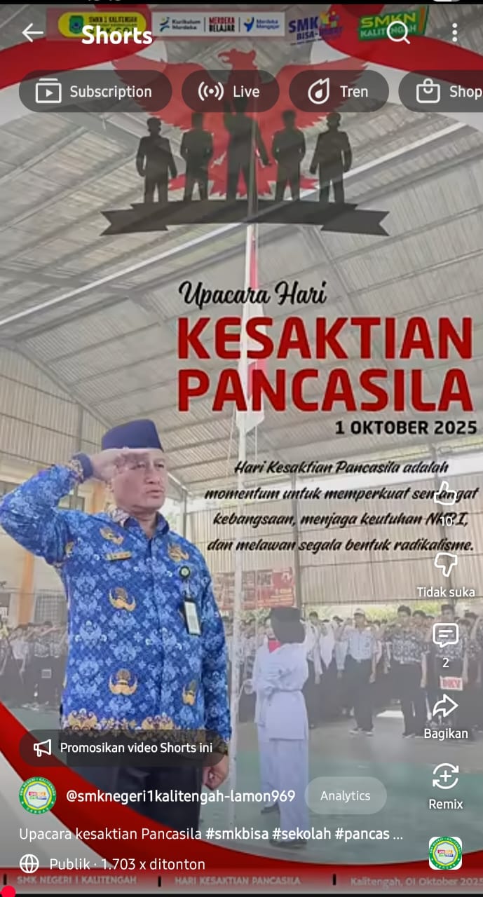 UPACARA HARI KESAKTIAN PANCASILA