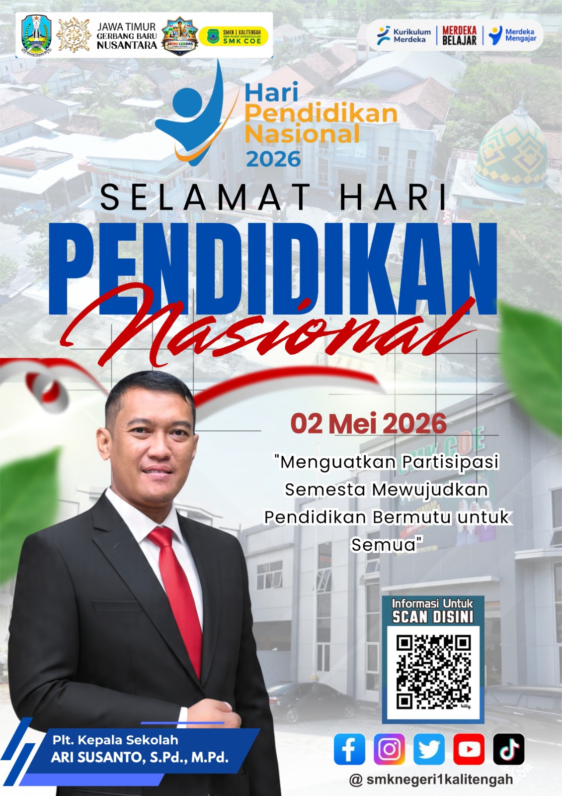 SELAMAT HARI PENDIDIKAN NASIONAL , 2 MEI 2026