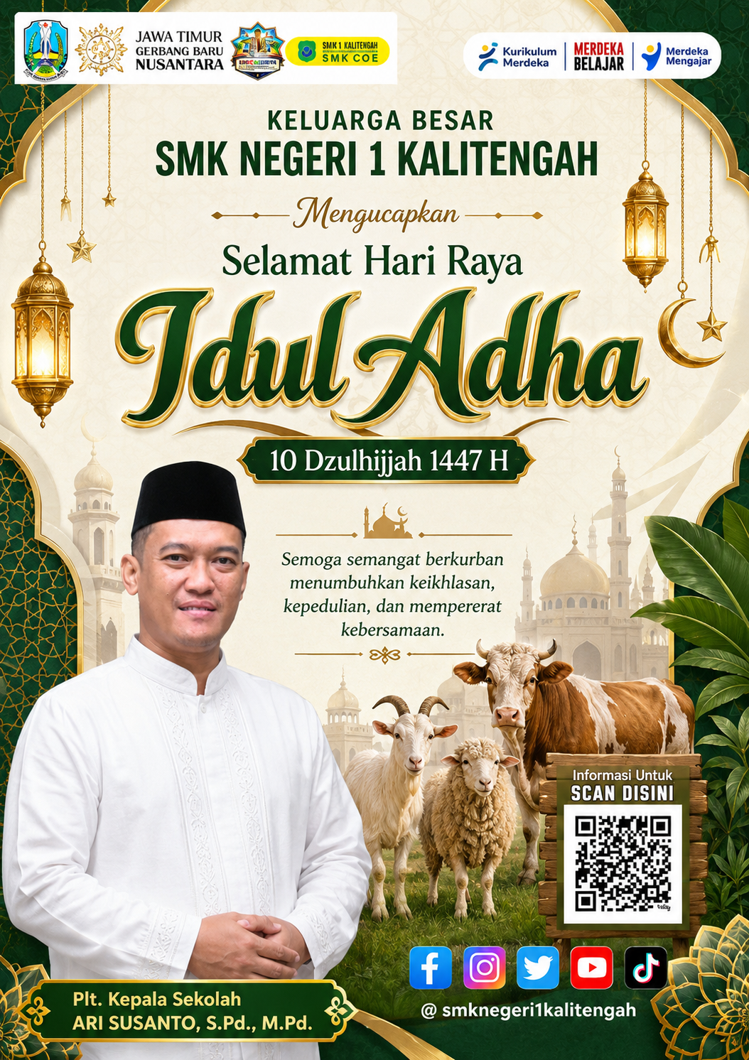 SELAMAT HARI RAYA IDUL ADHA, 10 DZULHIJJAH 1447 H