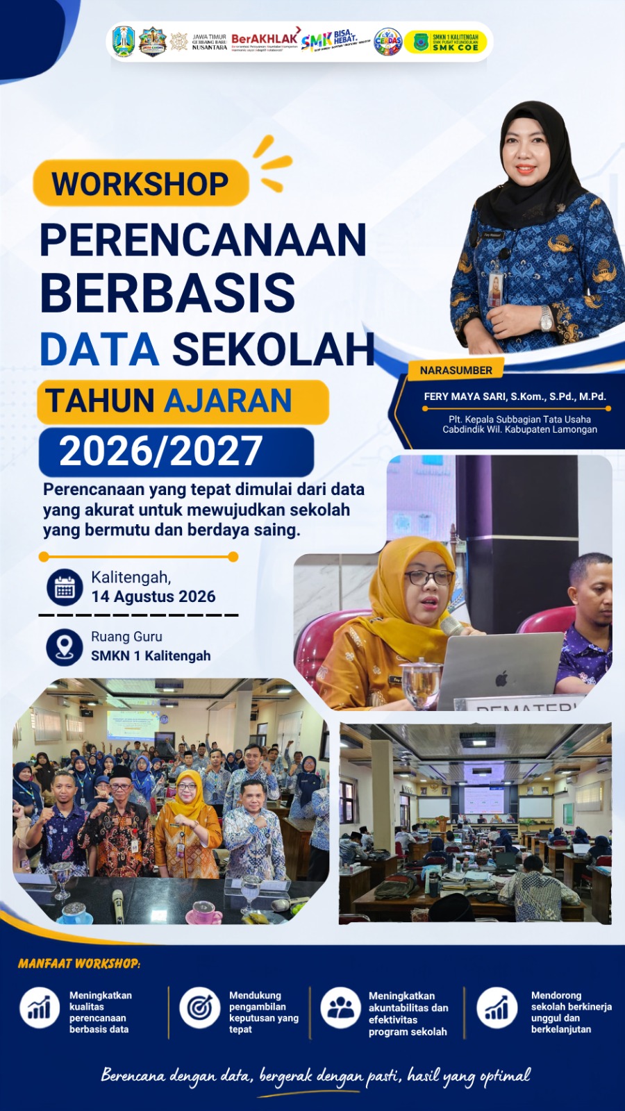 Workshop Perencanaan Berbasis Data Tahun Ajaran 2026/2027 SMK Negeri 1 Kalitengah