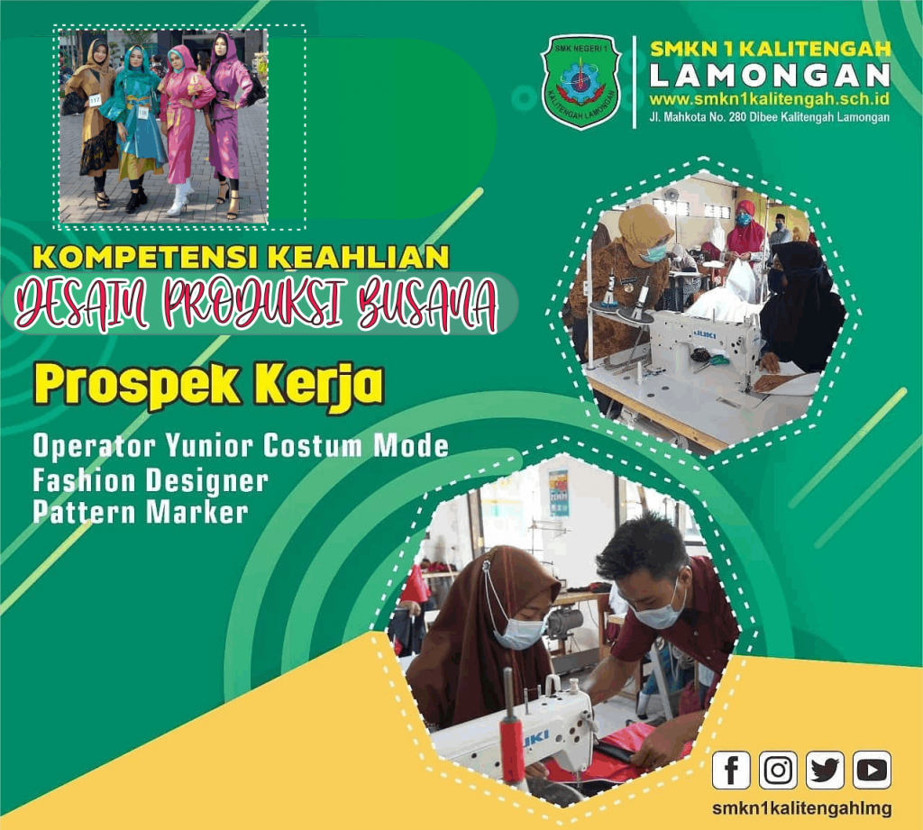 Infografis Desain Produksi Busana