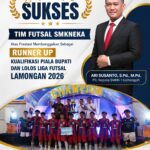 TIM FUTSAL SMKNEKA Atas Prestasi Membangakan Menjadi RUNNER UP  KUALIFIKASI PIALA BUPATI DAN LOLOS LIGA FUTSAL LAMONGAN 2026