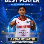 Bintang Lapangan! Ardiano Fatir dari SMKN 1 Kalitengah Dinobatkan Sebagai Best Player Liga Futsal Ikamala UINSA 2026