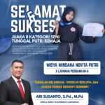 Siswa SMKN 1 Kalitengah Raih Juara II Kategori Seni Tunggal Putri Remaja pada Kejuaraan Pencak Silat IPSI Lamongan 2026